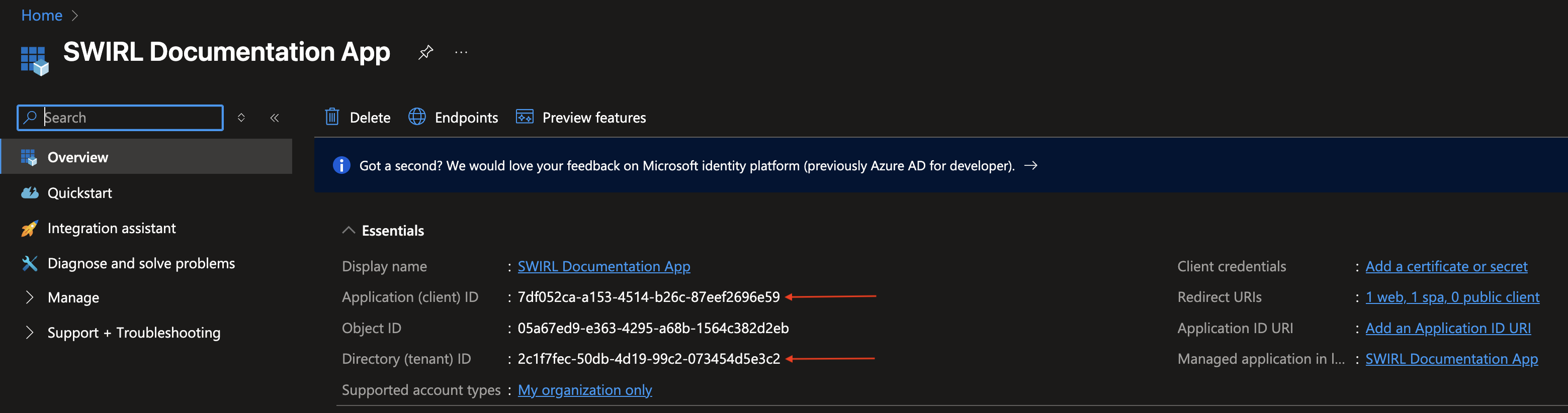 Azure App Values