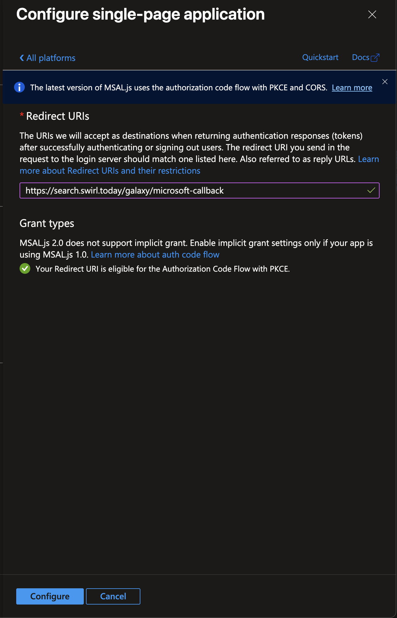Add Community OAuth Callback URL