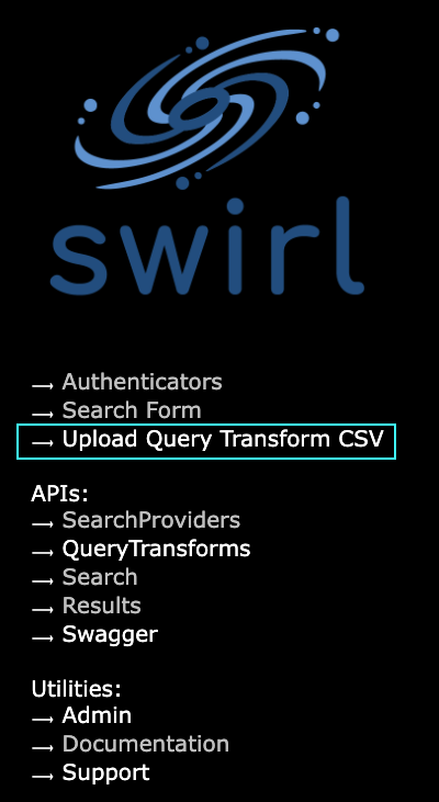 Upload CSV option