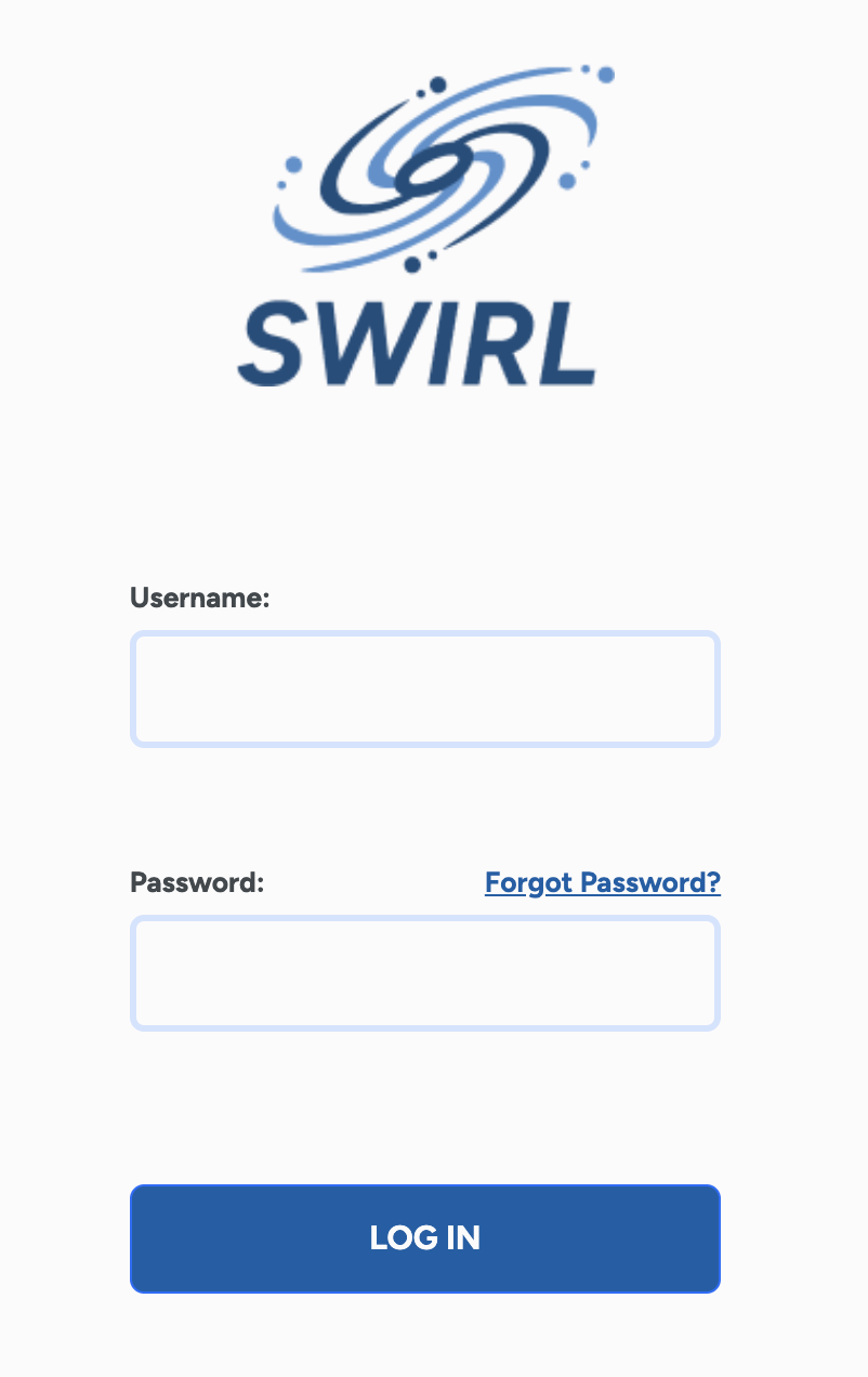 SWIRL 4.0 Login