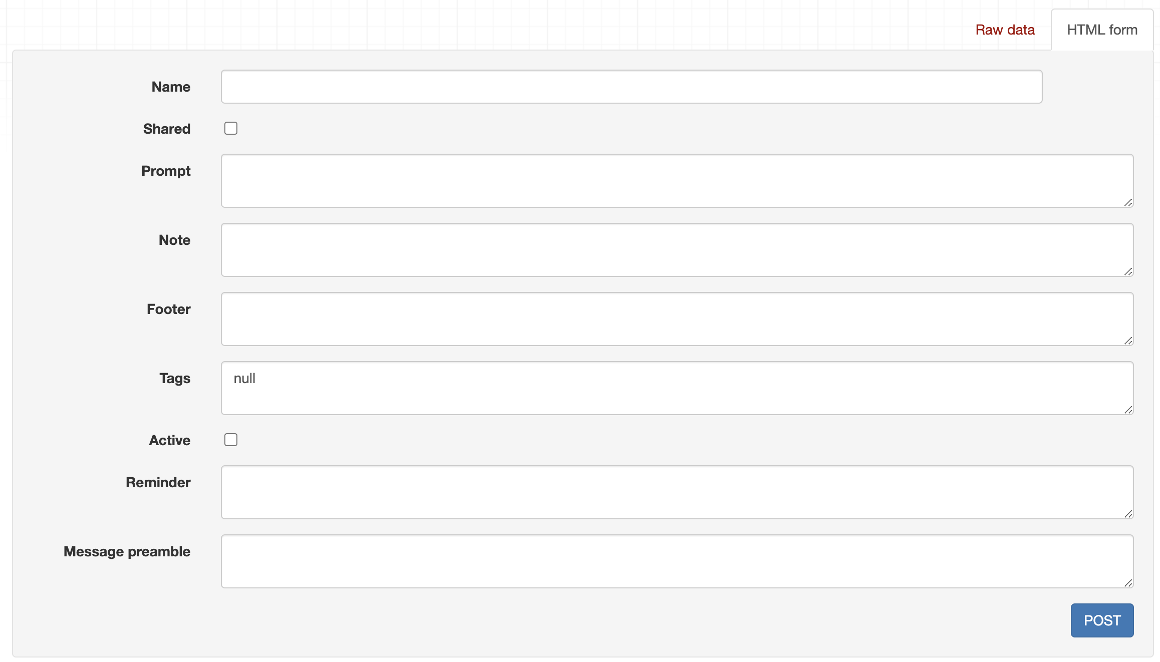 SWIRL AI Search prompts HTML form