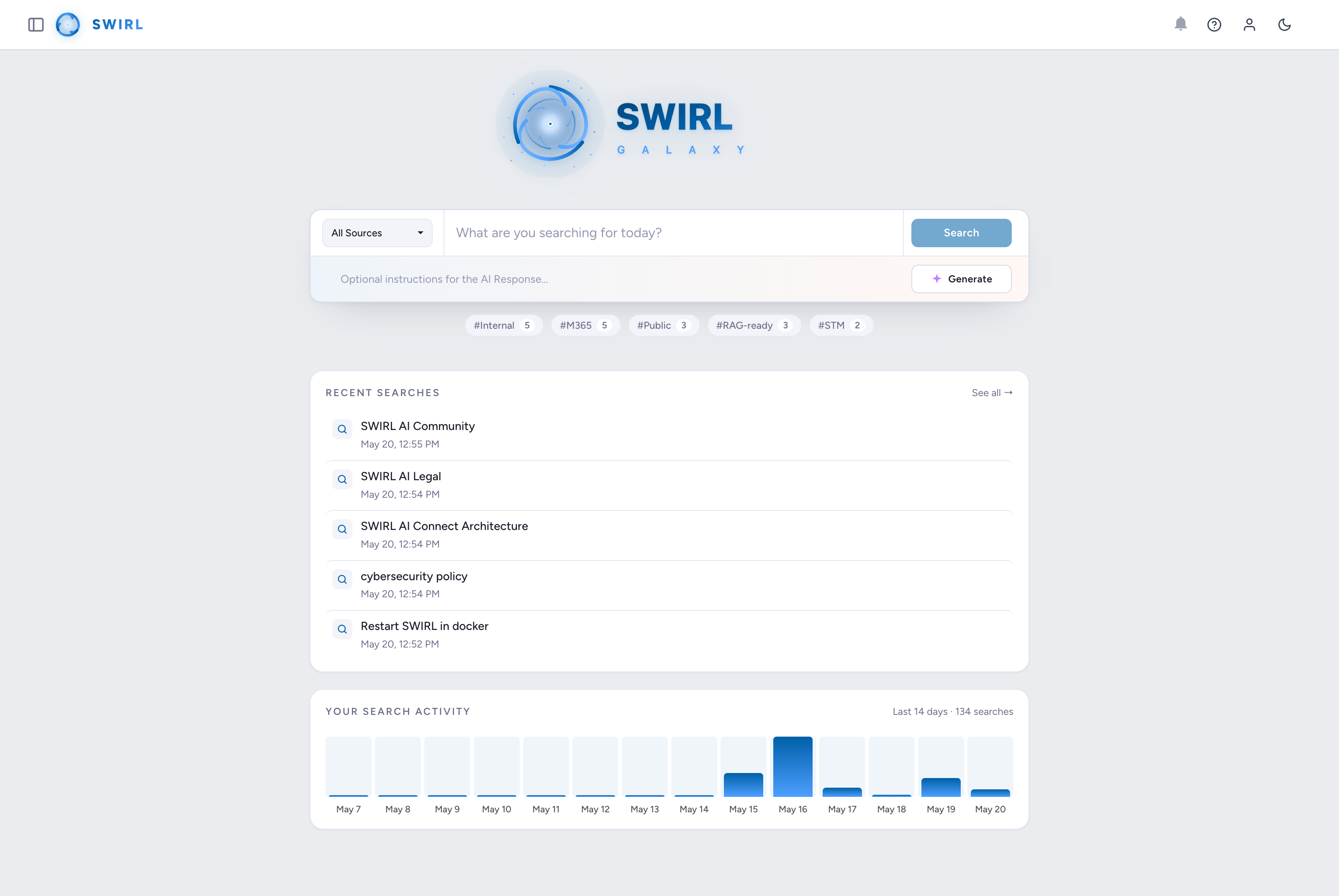 SWIRL Galaxy home page