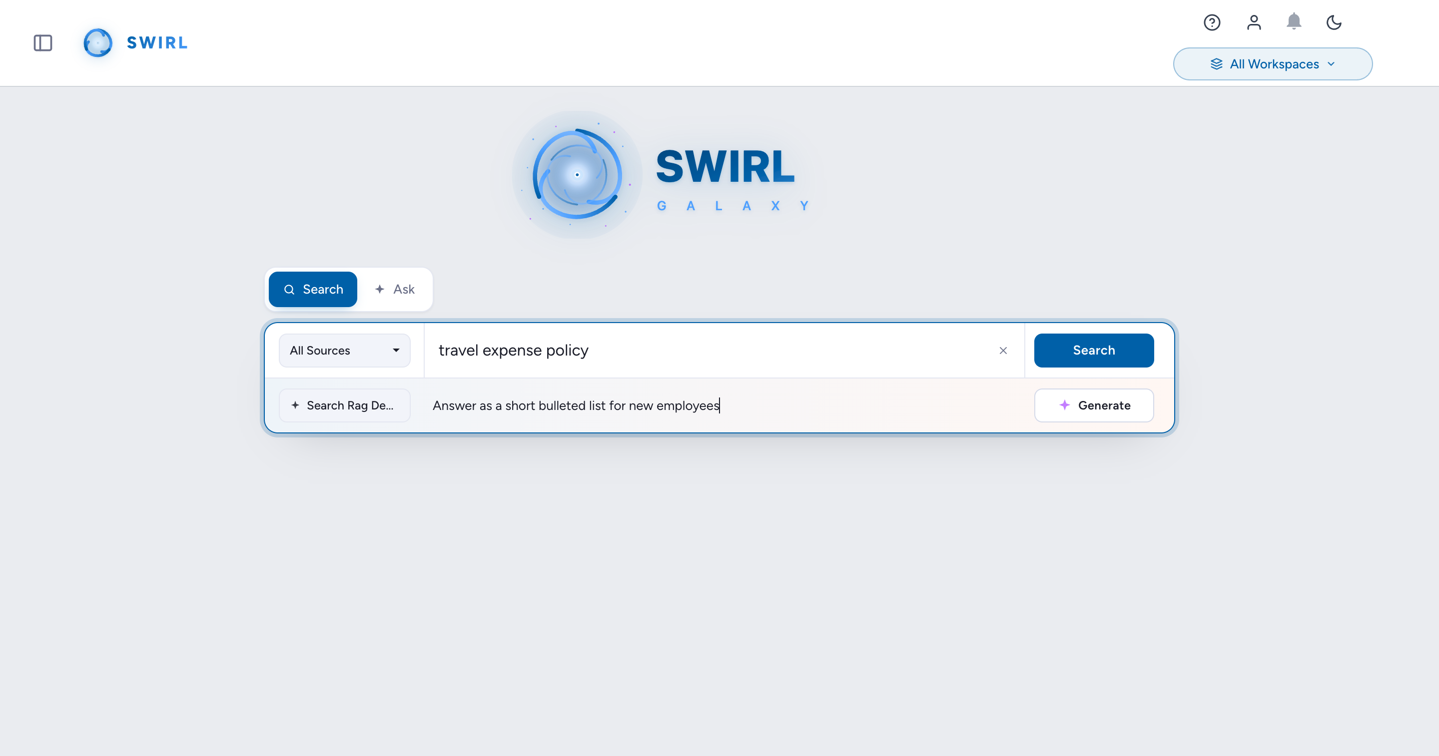 Galaxy AI drawer with optional instructions typed