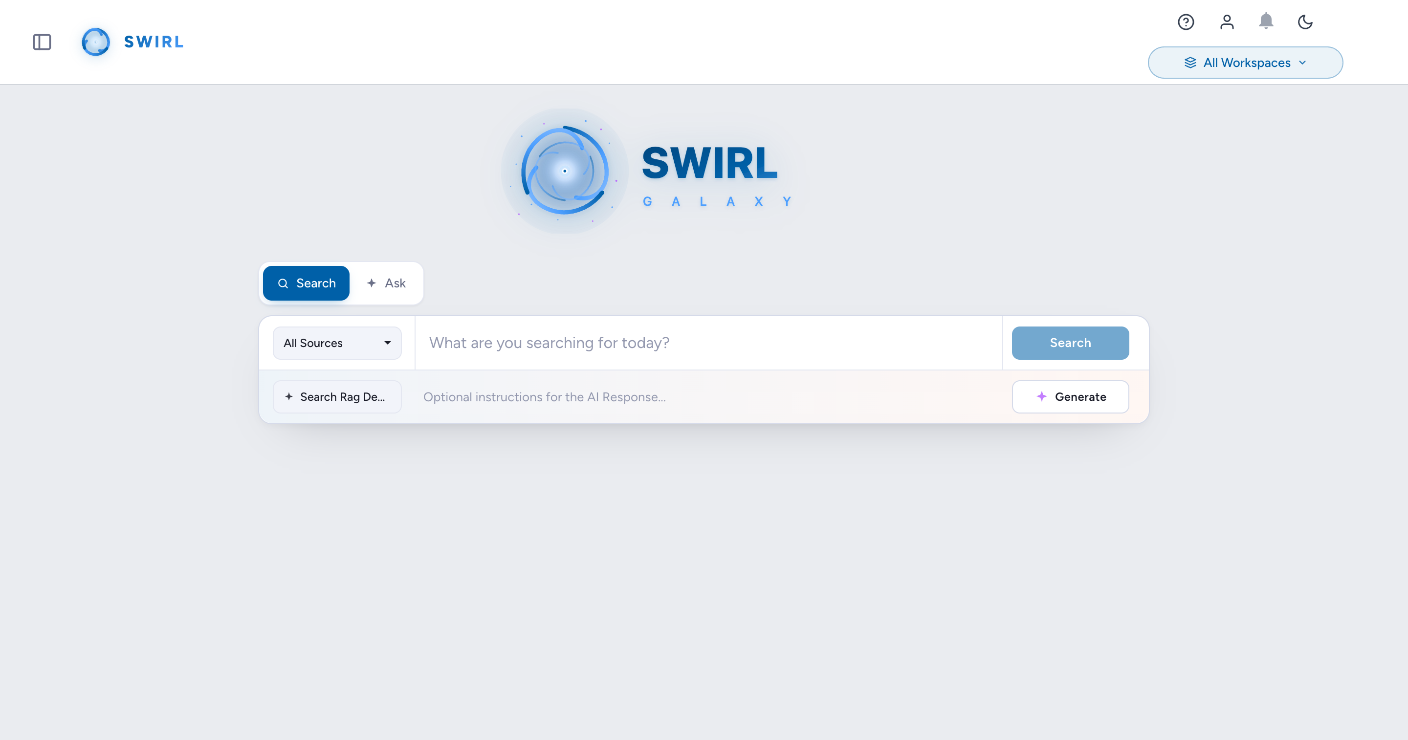 SWIRL Galaxy home page